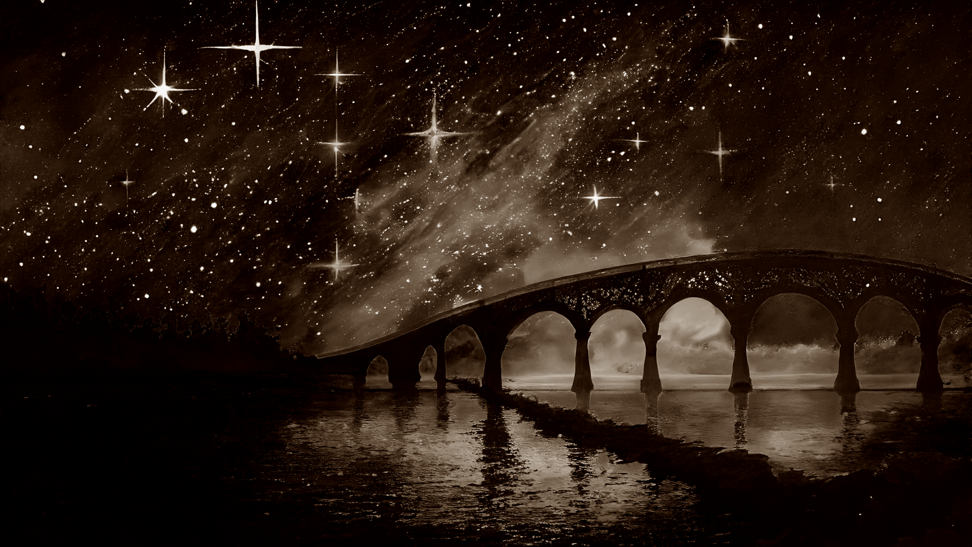 'Starlit Bridge' was generated by Bard (now Gemini). The link leads to a blog post containing a collection of holiday-themed stories also by, and about, Bard.